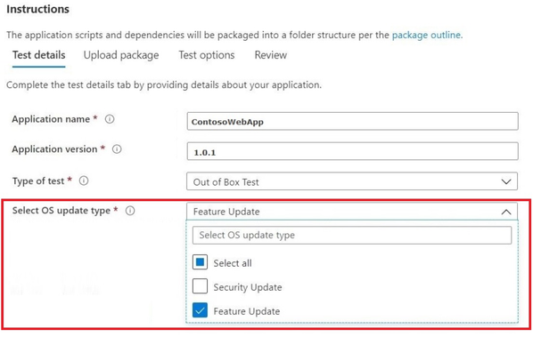 Feature update validation now available on Update Staging Lab