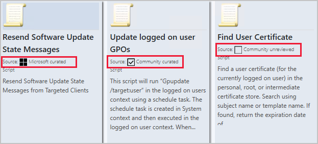 Categorize Community hub content with Configuration Manager Technical Preview 2011