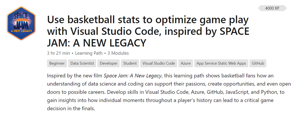 Explore data in basketball; inspired by SPACE JAM: A NEW LEGACY