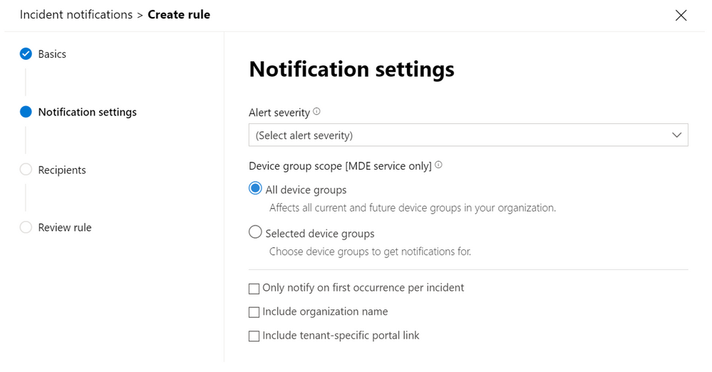 Get email notifications on new incidents from Microsoft 365 Defender