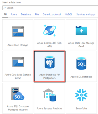 ADF connector updates: Azure Database for PostgreSQL, REST and Excel