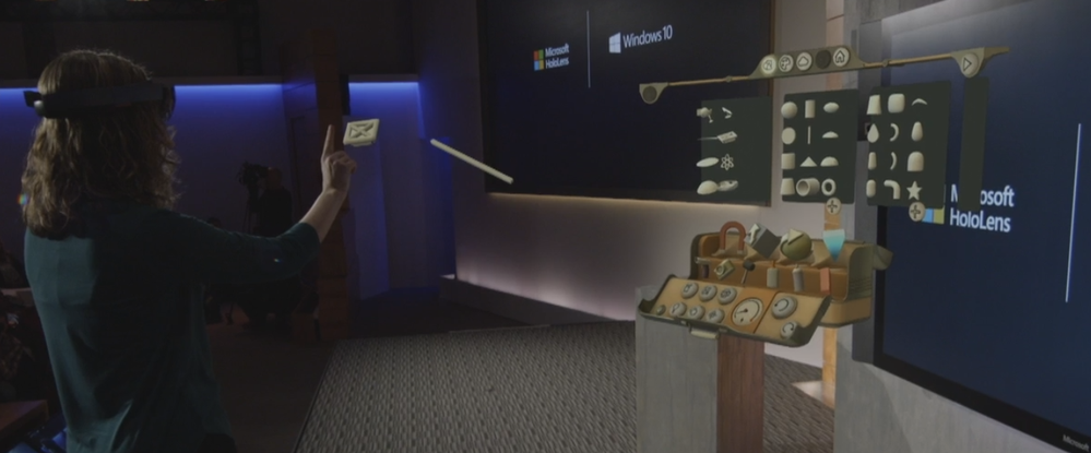 Hololens demo by Alex Kipman and Lorraine Bardeen