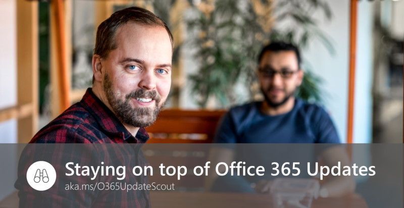 Staying on top of Office 365 Updates