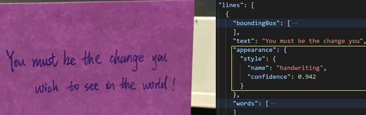 OCR handwriting style classification for text lines