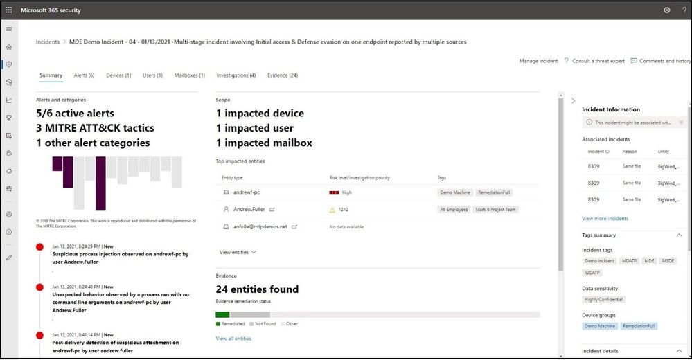 Incident Page Overview