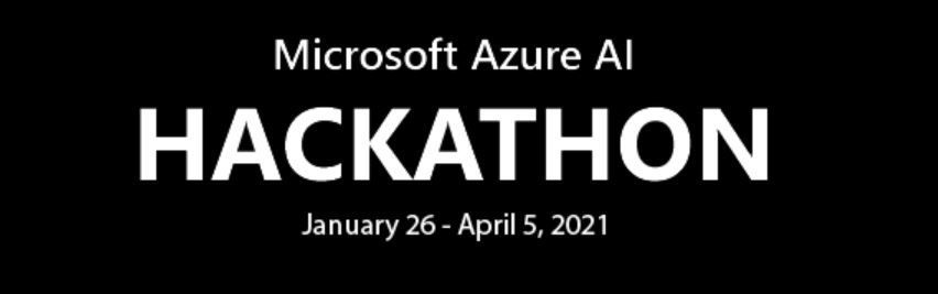 Microsoft AI Hackathon closing date 5th April 2021