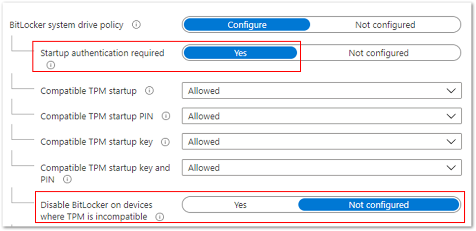 Example to encrypt devices without a TPM