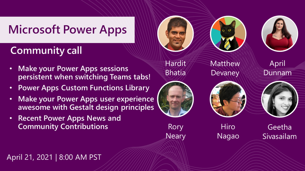 Power Apps Community Call – April 2021