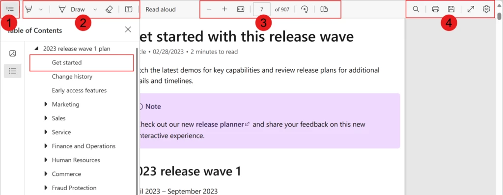 Download live PDF release plans on demand