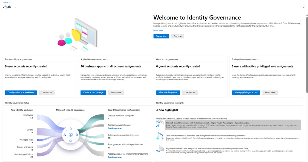 New Microsoft Entra ID Governance Dashboard Experience Rolling Out Soon