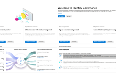 New Microsoft Entra ID Governance Dashboard Experience Rolling Out Soon