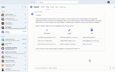 Copilot in Teams: August 2023 Updates