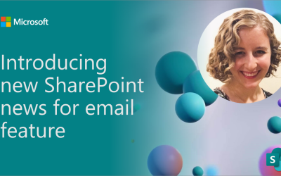 Introducing new SharePoint news for email feature