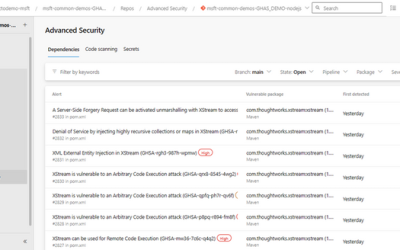 Uma introdução ao GitHub Advanced Security agora nativo no Azure DevOps