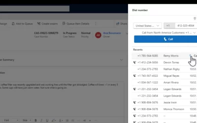 Try the new outbound dialing experience in Dynamics 365 Customer Service 