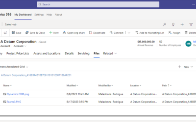 Document management in Microsoft Teams using Dynamics 365 Integration – Part 1