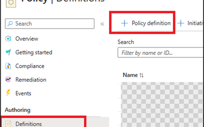 Azure custom policy to prevent backup retention period to be below X number – Azure SQL