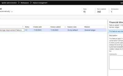 Performance and Storage Improvements Coming to Financial Dimensions