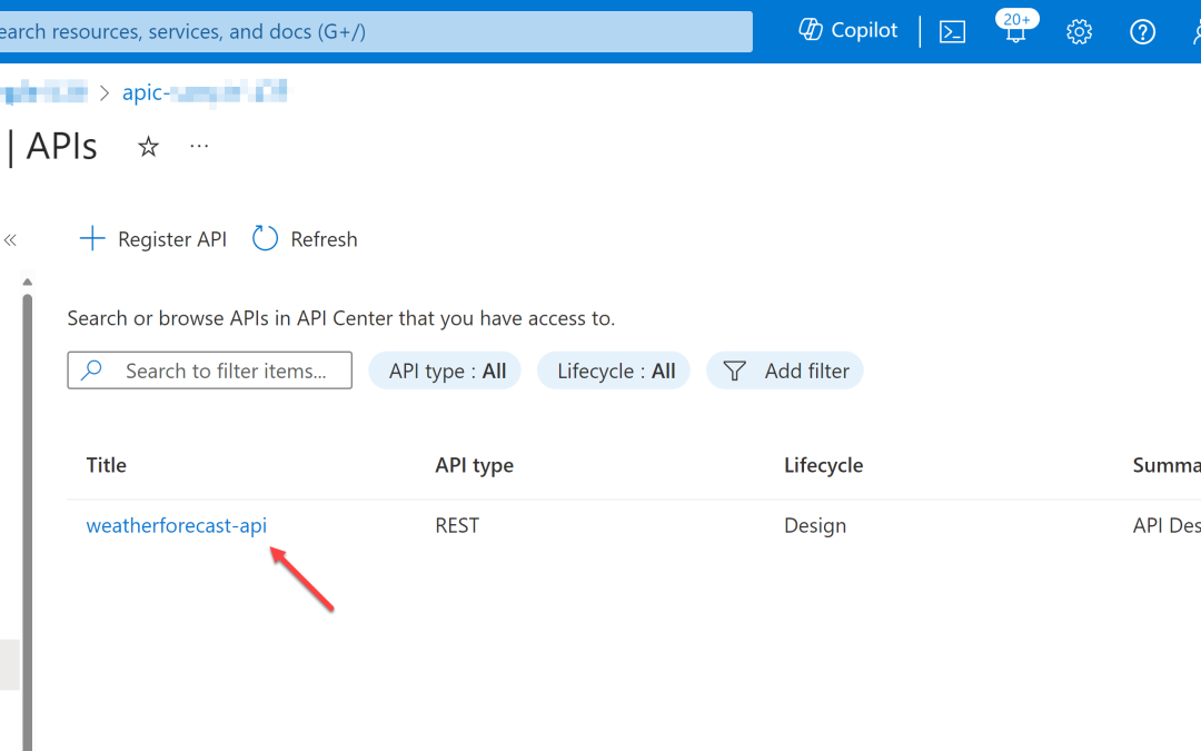 Azure API Center: The First Look