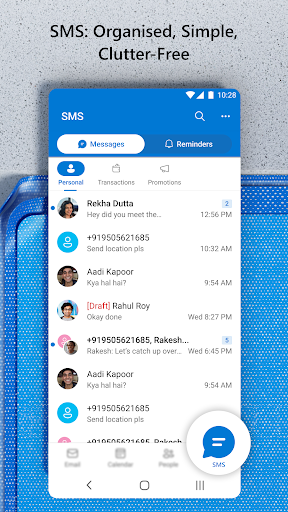 Microsoft Outlook introduces SMS on Outlook Lite