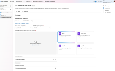 What’s new in Azure AI Translator: document translation?