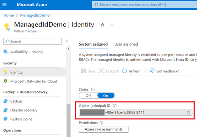 Qtip: Connect Windows Azure VM to Azure SQL DB using Managed Identity