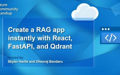 Azure Static Web Apps Community: Criação de uma App (RAG) com App Spaces e Azure Static Web Apps