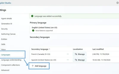 Try multilingual voice agents in Dynamics 365 Contact Center